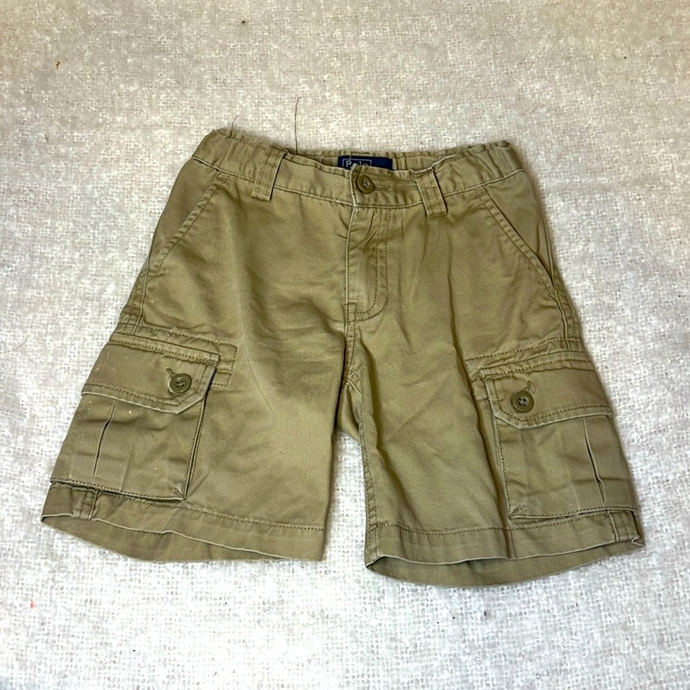 POLO BY RALPH LAUREN Khaki cargo boys shorts Size 4